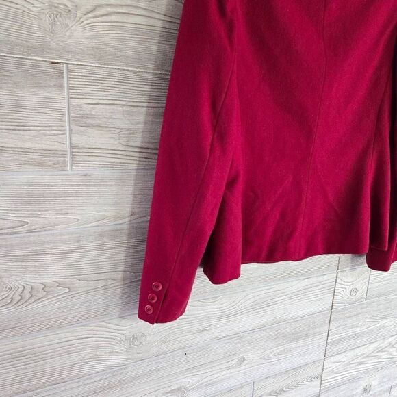 Pendleton Red Virgin Wool Blazer Vintage Womens SZ 6 - Picture 5 of 5